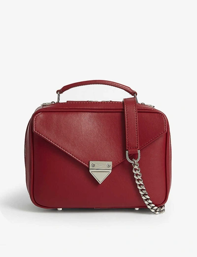 The Kooples Womens Red01 Leather Shoulder Bag 1 Size