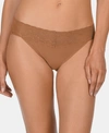 Natori Bliss Perfection Lace-waist Bikini Underwear 756092 In Glow