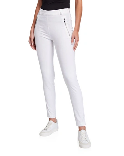 Anatomie Marisa Side-zip Skinny Pants In White
