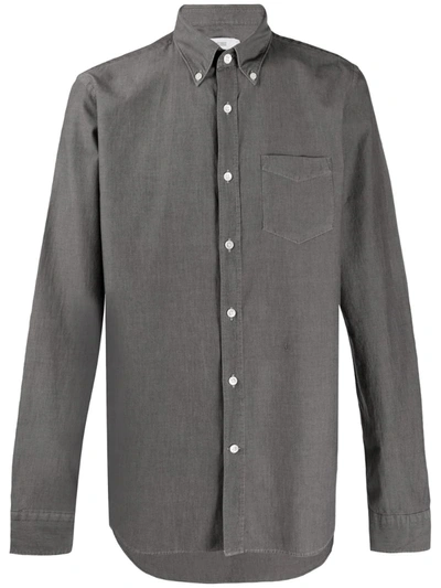 Closed Regular-fit Button-down Shirt In Grey