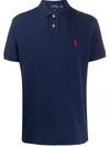 Ralph Lauren Embroidered Logo Polo Shirt In Blu