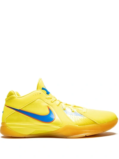 Nike Zoom Kd 3 Sneakers In Yellow
