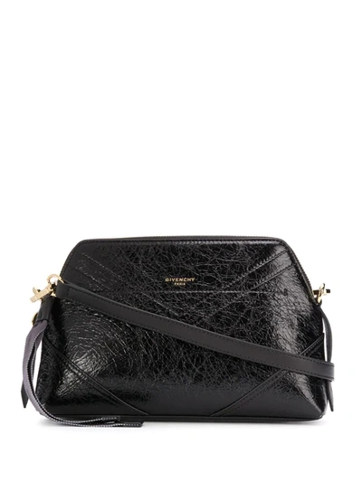 Givenchy Crinkled Effect Crossbody Bag In Black