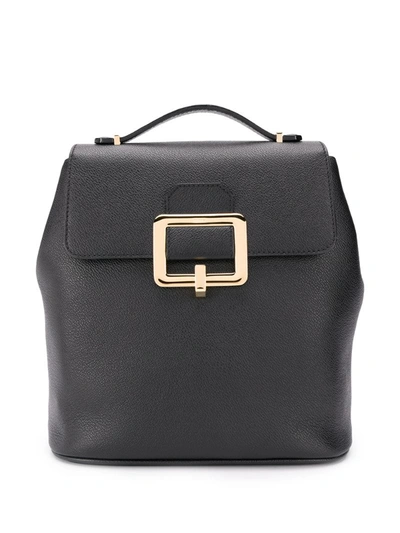 Bally Jayden Buckle Detail Backpack In Black