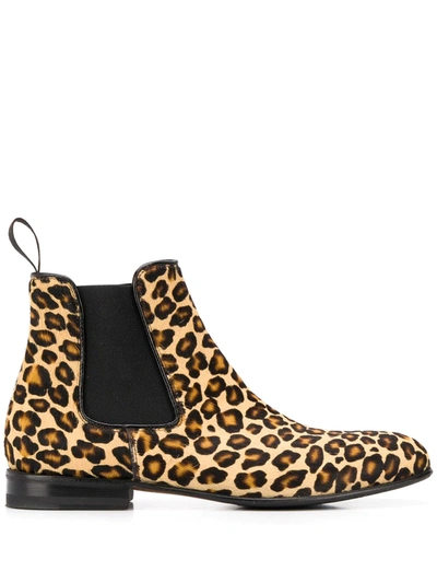 Scarosso Lexi Zebra Print Chelsea Boots In Leopard Print