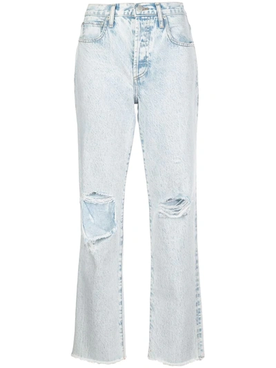 Alice And Olivia Amazing High-rise Jeans In Blue