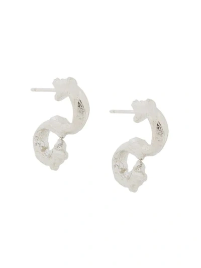 Alighieri The Parola Ornata Earrings In Silver