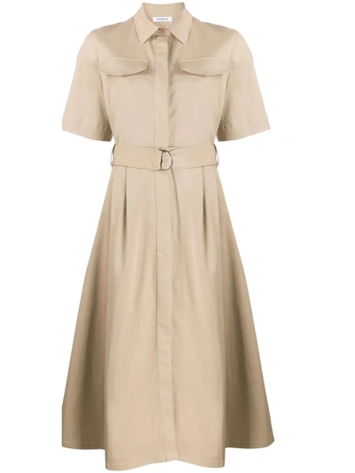 P.a.r.o.s.h. Shirt Day Dress In Neutrals