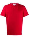 Thom Browne 4-bar Tab T-shirt In Red