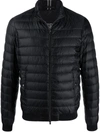 Herno Zipped Padded Jacket In Black