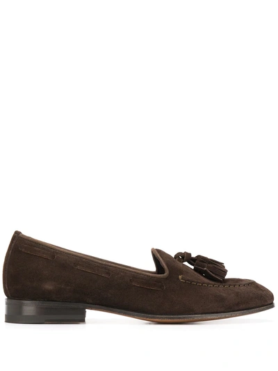 Scarosso Elisa Loafers In Brown