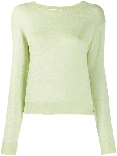 Rag & Bone Textured Knit Jumper In Green