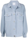 Barrie Denim-inspired Cardi-jacket In Blue