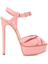 Casadei Platform Stiletto Sandals In Pink