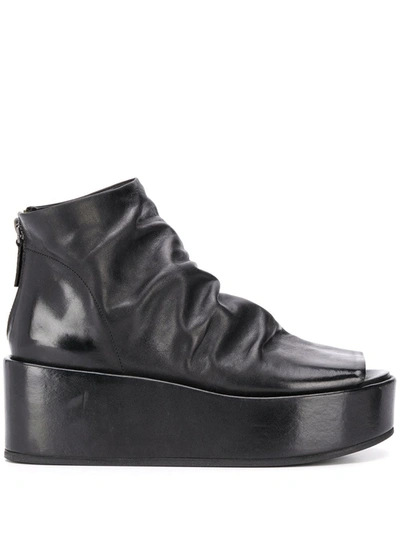 Marsèll Open Toe Platform Sandals In Black