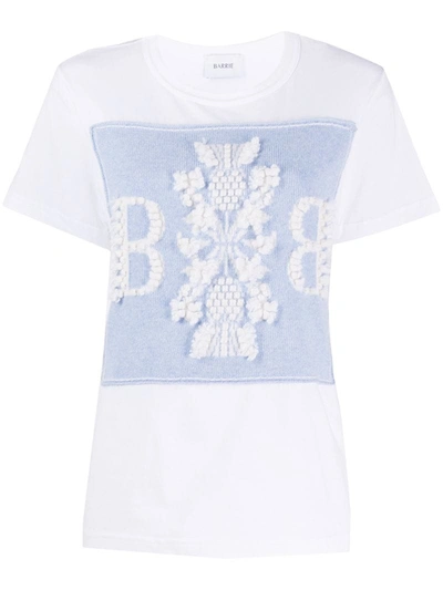 Barrie Logo Cashmere Patch T-shirt In White