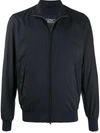 Herno Padded Bomber Jacket In Blue