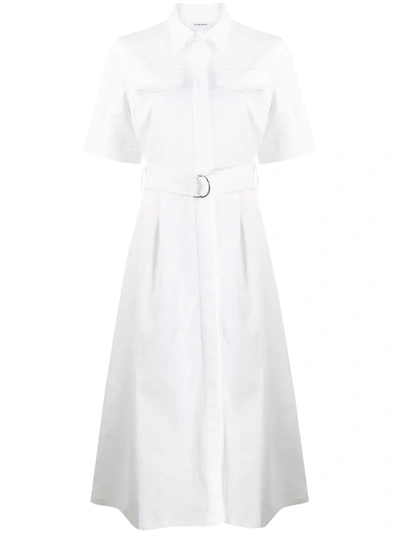 P.a.r.o.s.h Button-up Day Dress In White