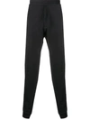 Z Zegna Cuffed Pull-on Track Pants In Black