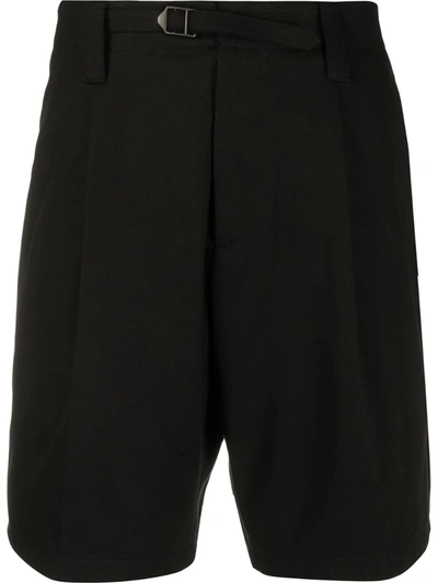 Dolce & Gabbana Buckle Fastening Shorts In Black