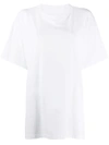 Mm6 Maison Margiela Oversized Short-sleeved T-shirt In White