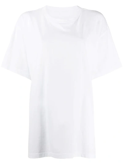 Mm6 Maison Margiela Oversized Short-sleeved T-shirt In White