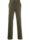 Alexander Mcqueen Slim Tailored Trousers In Green
