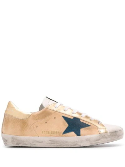 Golden Goose Distressed Low Top Sneakers In Neutrals