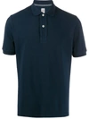 Eleventy Slim-fit Polo Shirt In Blue