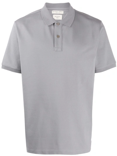 Bottega Veneta Classic Polo Shirt In Grey