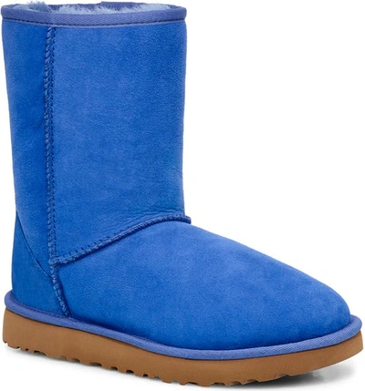 Ugg Classic Short Ii Boots In Deep Periwinkle Suede