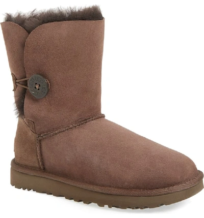 Ugg Bailey Button Ii Boots In Chocolate Suede