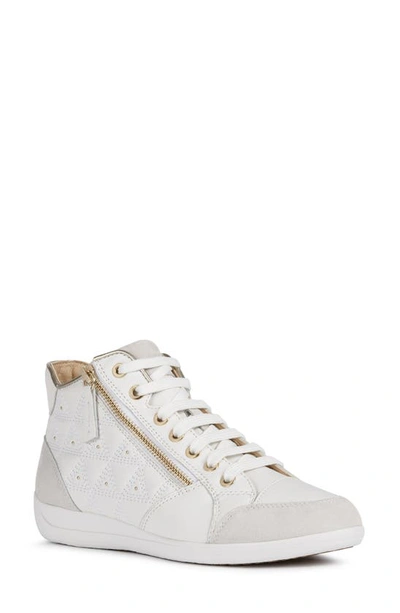 Geox Myria Mid Sneaker In Off White | ModeSens