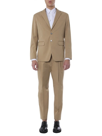 Dsquared2 New York Suit In Beige