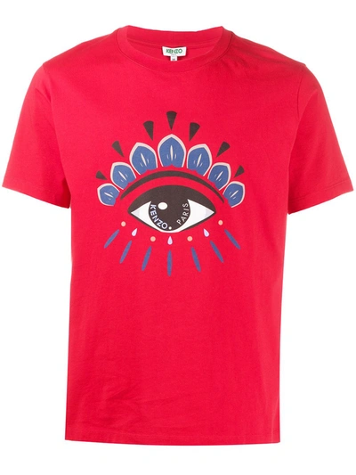 Kenzo Men's Eye Graphic T-shirt In Red