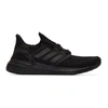 Adidas Originals Black Ultraboost 20 Sneakers