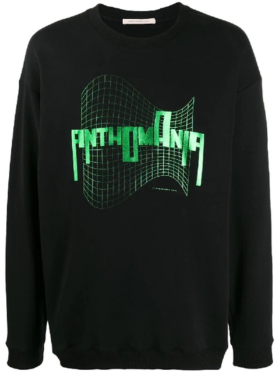Christopher Kane Graphic Print Sweatshirt In Black