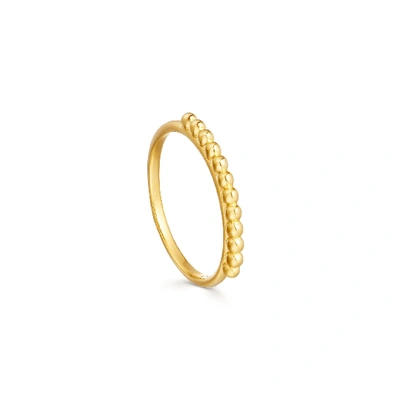 Missoma Lucy Williams Gold Roman Beaded Ring