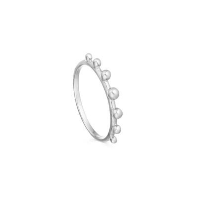 Missoma Lucy Williams Silver Tiny Orb Ring