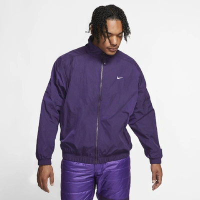 Nike Lab Collection Nylon Track Jacket In Purple | ModeSens