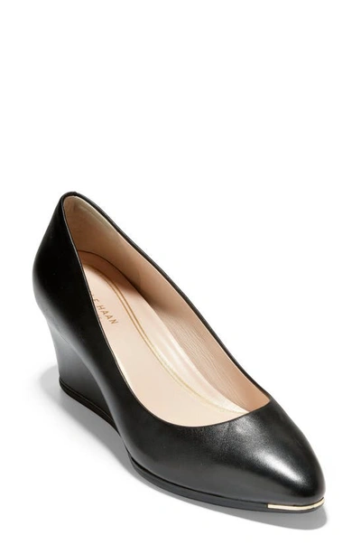 Cole Haan Grand Ambition Wedge Pump In Black