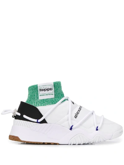 Adidas Originals By Alexander Wang Puff High Top Sneaker In Ftw White/core Black