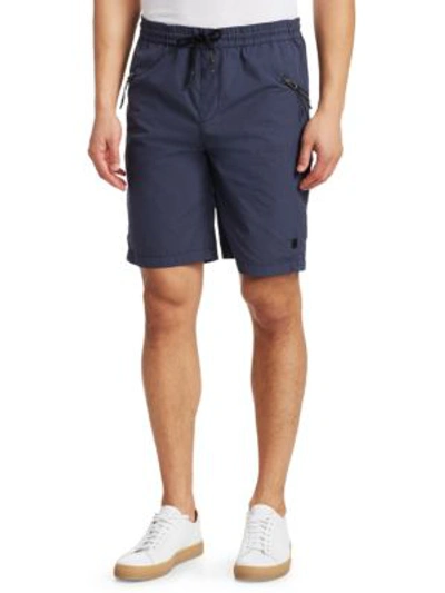 Madison Supply Zipper Shorts In Peacoat