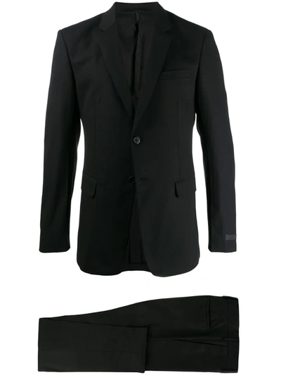 Prada Single-breasted Two-piece Suit In Black