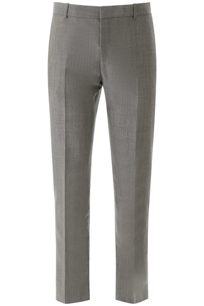 Alexander Mcqueen Classic Trousers In Grey
