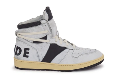 Pre-owned Rhude  Rhecess High White Black In White/black/natural