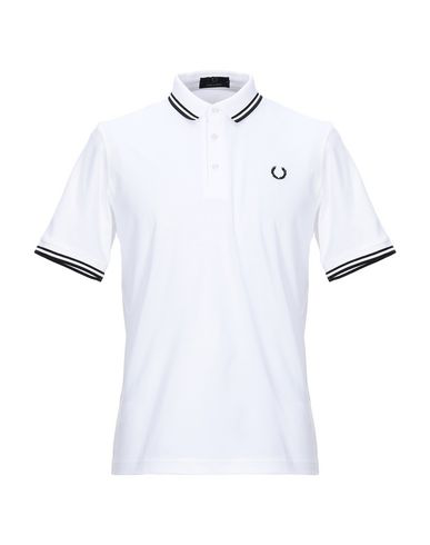 fred perry white polo shirt