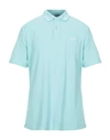 Band Of Outsiders Polo Shirts In Turquoise