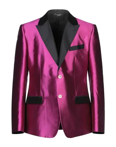 Dolce & Gabbana Suit Jackets In Purple