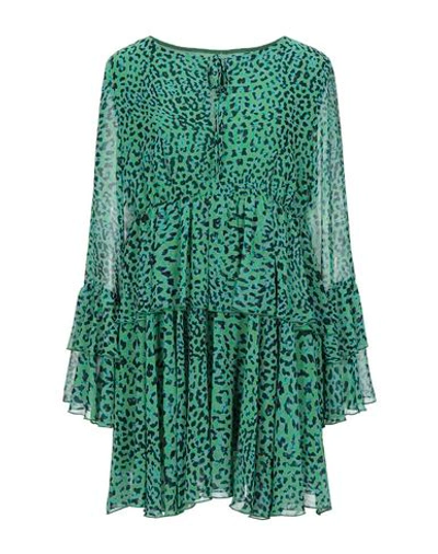Hopper Short Dress In Green
